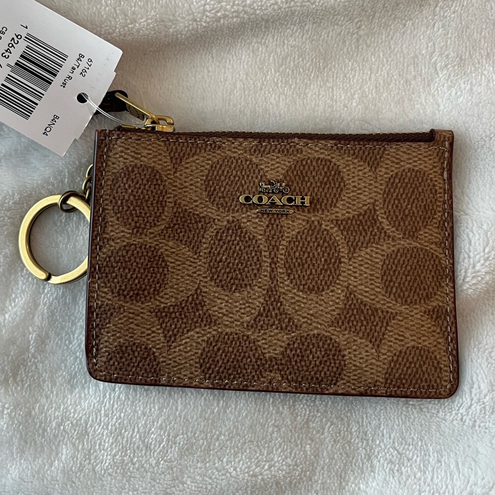 Coach wallet key chain